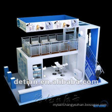 Double Deck booth with two level for exhibition